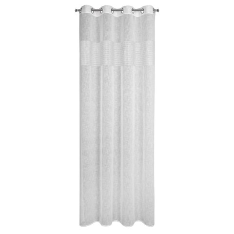 ZASŁONA GOTOWA VICKY 140 X 250 CM BIAŁY ZASŁONA GOTOWA VICKY 140 X 250 CM BIAŁY
