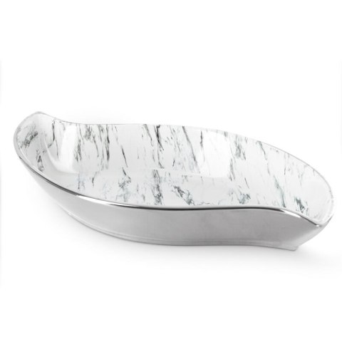 PATERA DEKORACYJNA SANA (02) 36 X 19 X 6 CM BIAŁY PATERA DEKORACYJNA SANA (02) 36 X 19 X 6 CM BIAŁY