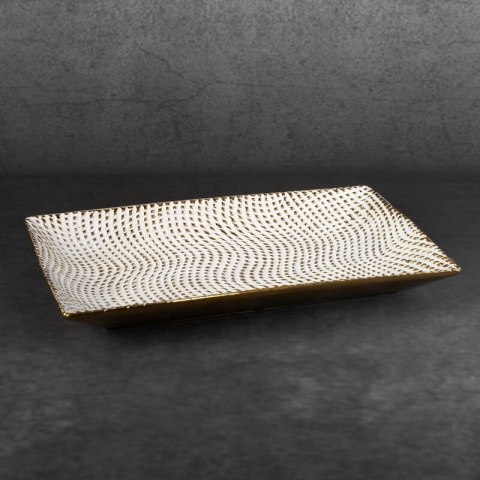 PATERA DEKORACYJNA VERDA (02) 35 X 20 X 4 CM BIAŁY PATERA DEKORACYJNA VERDA (02) 35 X 20 X 4 CM BIAŁY