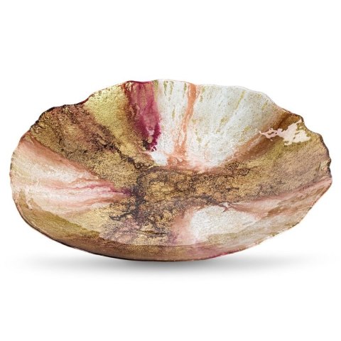 SZKLANA MISA DEKORACYJNA MABEL (01) FI 43 X 7 CM POMARAŃCZOWY SZKLANA MISA DEKORACYJNA MABEL (01) FI 43 X 7 CM POMARAŃCZOWY