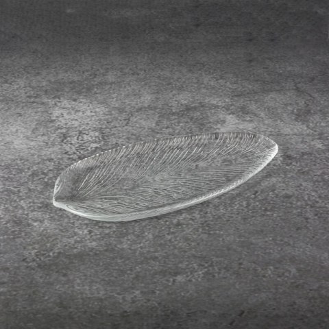 SZKLANA PATERA DEKORACYJNA DEBI (02) 30 X 14 X 2 CM TRANSPARENTNY SZKLANA PATERA DEKORACYJNA DEBI (02) 30 X 14 X 2 CM TRANSPARENTNY