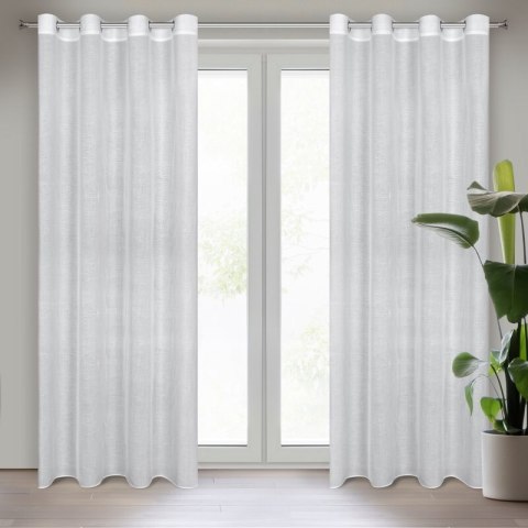 ZASŁONA GOTOWA CINDY 140 X 250 CM BIAŁY ZASŁONA GOTOWA CINDY 140 X 250 CM BIAŁY