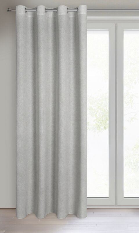 ZASŁONA GOTOWA CINDY 140 X 250 CM SZARY ZASŁONA GOTOWA CINDY 140 X 250 CM SZARY