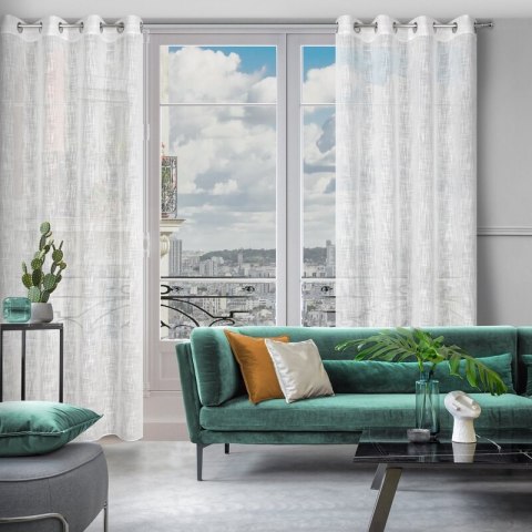 ZASŁONA GOTOWA LIREN 140 X 250 CM BIAŁY ZASŁONA GOTOWA LIREN 140 X 250 CM BIAŁY