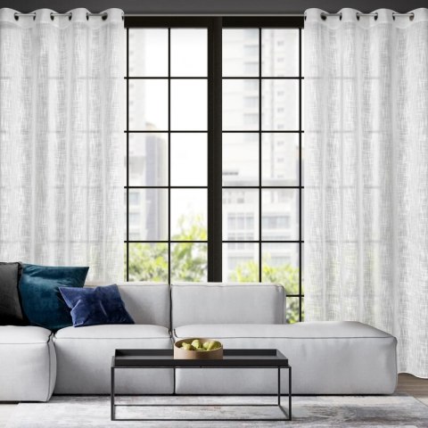 ZASŁONA GOTOWA LIREN 140 X 250 CM BIAŁY ZASŁONA GOTOWA LIREN 140 X 250 CM BIAŁY