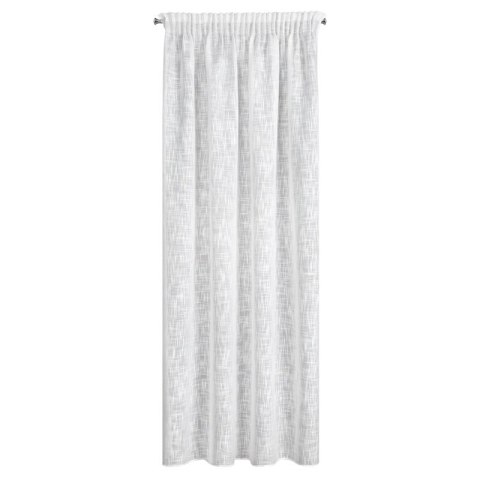 ZASŁONA GOTOWA LIREN NA TAŚMIE 140 X 270 CM BIAŁY ZASŁONA GOTOWA LIREN NA TAŚMIE 140 X 270 CM BIAŁY