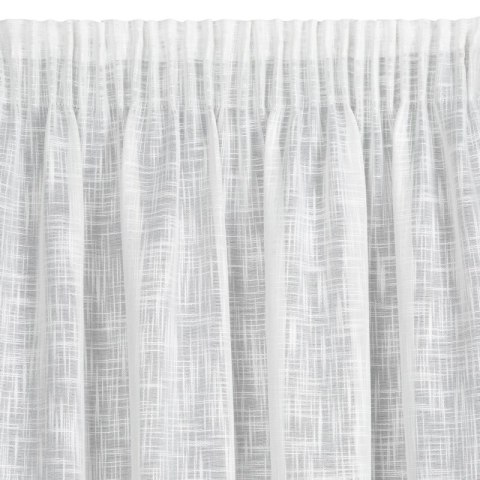 ZASŁONA GOTOWA LIREN NA TAŚMIE 140 X 270 CM BIAŁY ZASŁONA GOTOWA LIREN NA TAŚMIE 140 X 270 CM BIAŁY