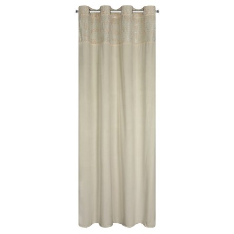 ZASŁONA GOTOWA LIZA 140 X 250 CM KREMOWY ZASŁONA GOTOWA LIZA 140 X 250 CM KREMOWY