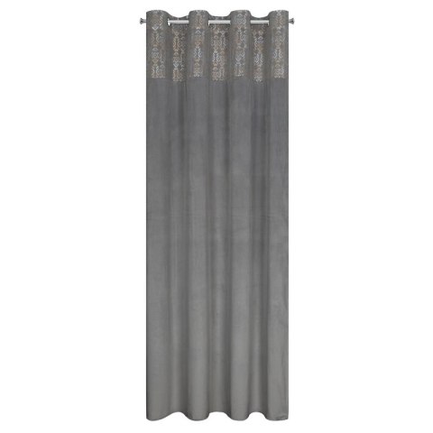 ZASŁONA GOTOWA LIZA 140 X 250 CM STALOWY ZASŁONA GOTOWA LIZA 140 X 250 CM STALOWY