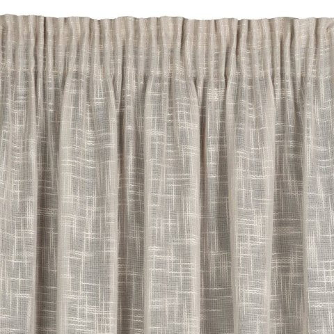 ZASŁONA GOTOWA RUBI NA TAŚMIE 140 X 270 CM BEŻOWY ZASŁONA GOTOWA RUBI NA TAŚMIE 140 X 270 CM BEŻOWY