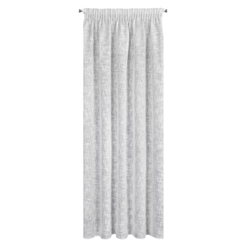 ZASŁONA GOTOWA RUBI NA TAŚMIE 140 X 270 CM BIAŁY ZASŁONA GOTOWA RUBI NA TAŚMIE 140 X 270 CM BIAŁY