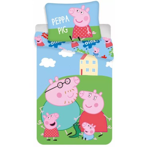 Pościel bawełna 100x135 + 40x60 Peppa Family Pościel bawełna 100x135 + 40x60 Peppa Family