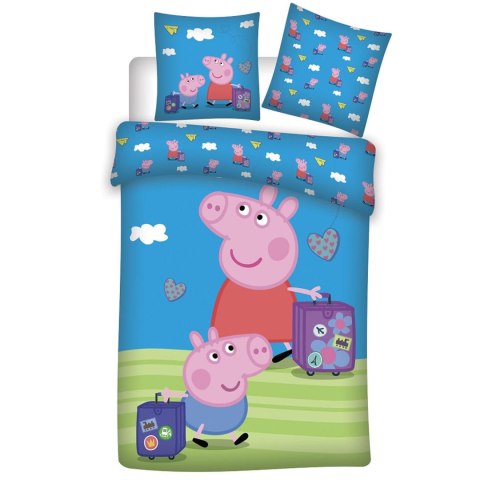 Pościel bawełna 100x135 + 40x60 Peppa i George Pościel bawełna 100x135 + 40x60 Peppa i George