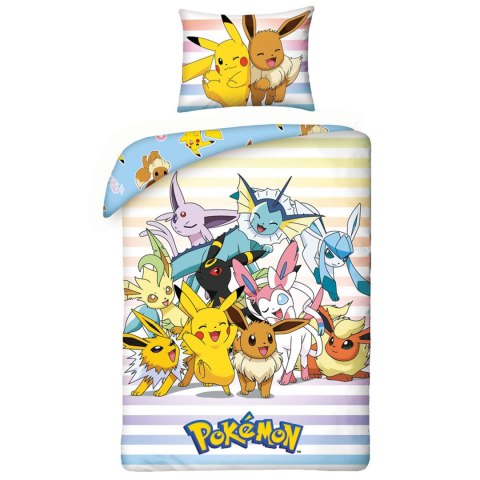 Pościel bawełna 160x200+1p70x80 Pokemony Pościel bawełna 160x200+1p70x80 Pokemony