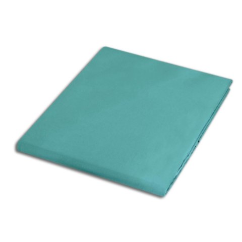 Prześcieradło satyna bawełniana ciemny turkus 042/200x220 Prześcieradło satyna bawełniana ciemny turkus 042/200x220