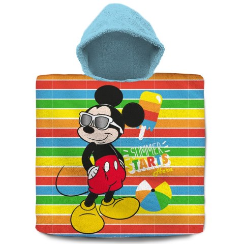 Ręcznik bawełniany ponczo 60x120 Myszka Mickey Ręcznik bawełniany ponczo 60x120 Myszka Mickey