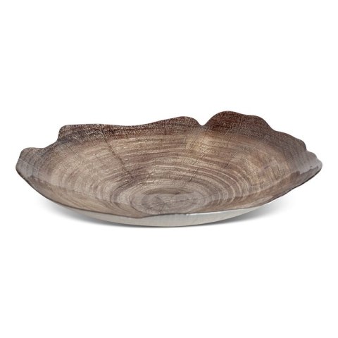 SZKLANA MISA DEKORACYJNA PARI (03) 40 X 39 X 7 CM BRĄZOWY SZKLANA MISA DEKORACYJNA PARI (03) 40 X 39 X 7 CM BRĄZOWY