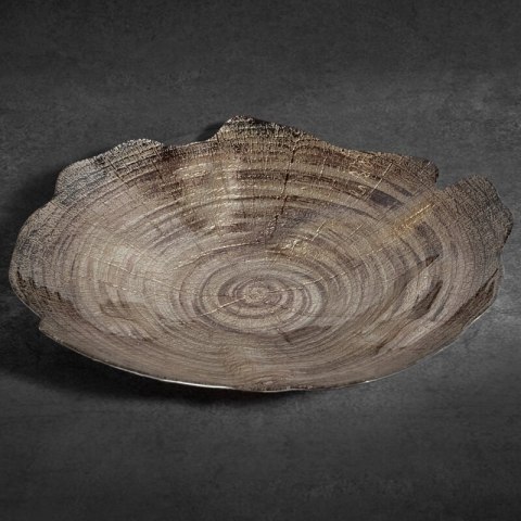 SZKLANA MISA DEKORACYJNA PARI (04) 43 X 41 X 8 CM BRĄZOWY SZKLANA MISA DEKORACYJNA PARI (04) 43 X 41 X 8 CM BRĄZOWY