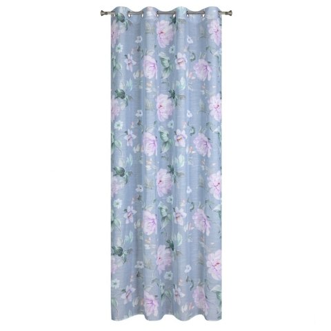ZASŁONA GOTOWA FLORA 140 X 250 CM POPIELATY ZASŁONA GOTOWA FLORA 140 X 250 CM POPIELATY