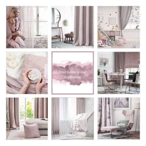 ZASŁONA GOTOWA HONEY NA TAŚMIE 140 X 270 CM RÓŻOWY ZASŁONA GOTOWA HONEY NA TAŚMIE 140 X 270 CM RÓŻOWY