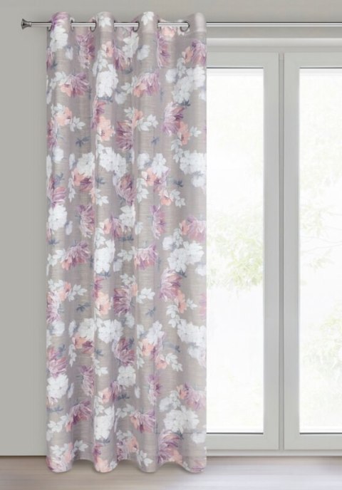 ZASŁONA GOTOWA SHERRY 140 X 250 CM SREBRNY ZASŁONA GOTOWA SHERRY 140 X 250 CM SREBRNY