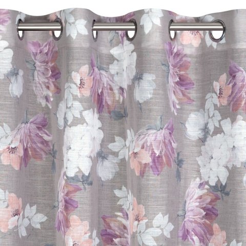 ZASŁONA GOTOWA SHERRY 140 X 250 CM SREBRNY ZASŁONA GOTOWA SHERRY 140 X 250 CM SREBRNY