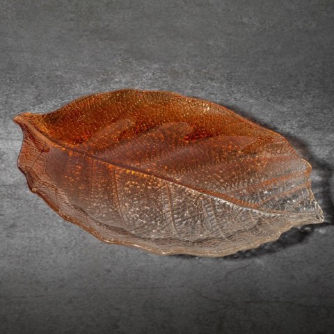 SZKLANA PATERA DEKORACYJNA SAVA (03) 35 X 24 X 3 CM POMARAŃCZOWY SZKLANA PATERA DEKORACYJNA SAVA (03) 35 X 24 X 3 CM POMARAŃCZOWY