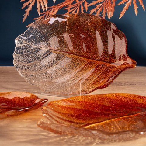 SZKLANA PATERA DEKORACYJNA SAVA (03) 35 X 24 X 3 CM POMARAŃCZOWY SZKLANA PATERA DEKORACYJNA SAVA (03) 35 X 24 X 3 CM POMARAŃCZOWY