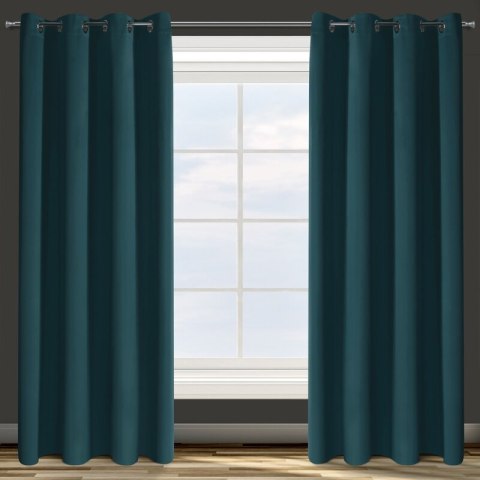 ZASŁONA GOTOWA D91 PARISA 135 X 250 CM CIEMNOTURKUSOWY ZASŁONA GOTOWA D91 PARISA 135 X 250 CM CIEMNOTURKUSOWY