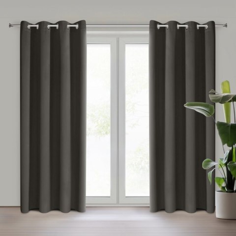 ZASŁONA GOTOWA D91 PARISA 135 X 250 CM GRAFITOWY ZASŁONA GOTOWA D91 PARISA 135 X 250 CM GRAFITOWY