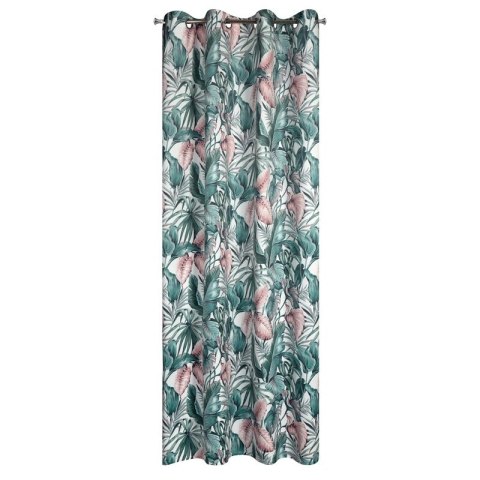 ZASŁONA GOTOWA MADERA 140 X 250 CM ZIELONY ZASŁONA GOTOWA MADERA 140 X 250 CM ZIELONY