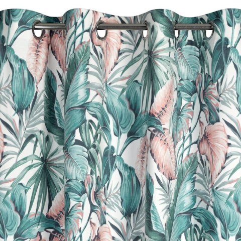 ZASŁONA GOTOWA MADERA 140 X 250 CM ZIELONY ZASŁONA GOTOWA MADERA 140 X 250 CM ZIELONY