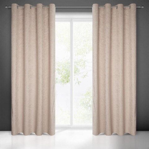 ZASŁONA GOTOWA OCTAVIA 140 X 250 CM BEŻOWY ZASŁONA GOTOWA OCTAVIA 140 X 250 CM BEŻOWY