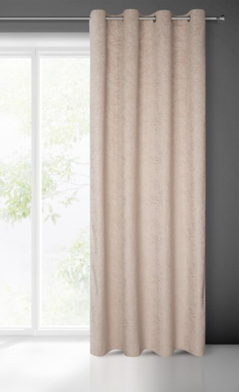 ZASŁONA GOTOWA OCTAVIA 140 X 250 CM BEŻOWY ZASŁONA GOTOWA OCTAVIA 140 X 250 CM BEŻOWY