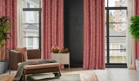 ZASŁONA GOTOWA OCTAVIA 140 X 250 CM CIEMNORÓŻOWY ZASŁONA GOTOWA OCTAVIA 140 X 250 CM CIEMNORÓŻOWY