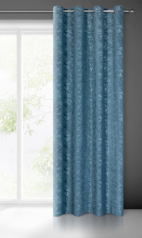 ZASŁONA GOTOWA OCTAVIA 140 X 250 CM NIEBIESKI ZASŁONA GOTOWA OCTAVIA 140 X 250 CM NIEBIESKI