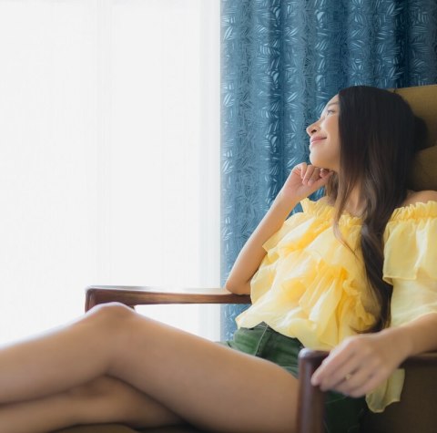 ZASŁONA GOTOWA OCTAVIA 140 X 250 CM NIEBIESKI ZASŁONA GOTOWA OCTAVIA 140 X 250 CM NIEBIESKI