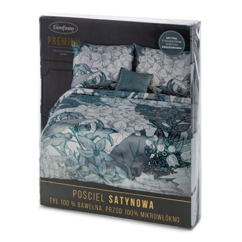 KOMPLET POŚCIELI CR 220 X 200 CM STALOWY KOMPLET POŚCIELI CR 220 X 200 CM STALOWY