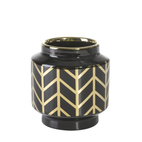 WAZON DEKORACYJNY EMERA1 (03) FI 12 X 13 CM CZARNY WAZON DEKORACYJNY EMERA1 (03) FI 12 X 13 CM CZARNY