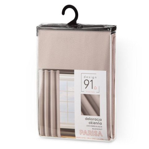 ZASŁONA GOTOWA D91 PARISA 135 X 250 CM PUDROWY RÓŻ ZASŁONA GOTOWA D91 PARISA 135 X 250 CM PUDROWY RÓŻ