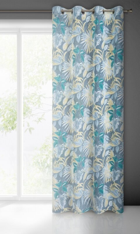 ZASŁONA GOTOWA LENA 140 X 250 CM TURKUSOWY ZASŁONA GOTOWA LENA 140 X 250 CM TURKUSOWY