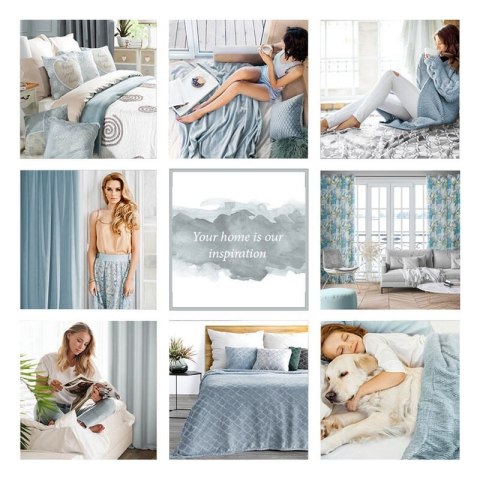 ZASŁONA GOTOWA LENA 140 X 250 CM TURKUSOWY ZASŁONA GOTOWA LENA 140 X 250 CM TURKUSOWY