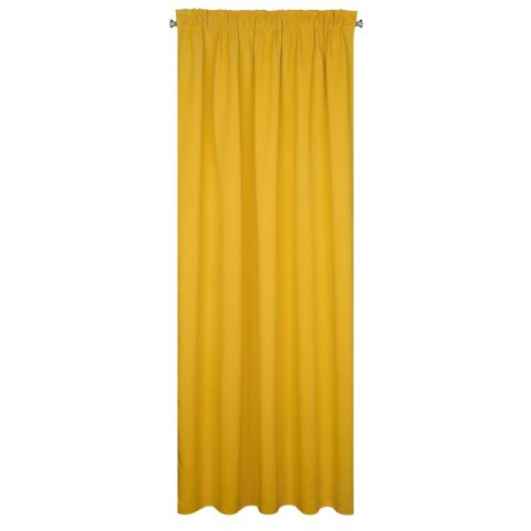 ZASŁONA GOTOWA LOGAN NA TAŚMIE 135 X 270 CM MUSZTARDOWY ZASŁONA GOTOWA LOGAN NA TAŚMIE 135 X 270 CM MUSZTARDOWY