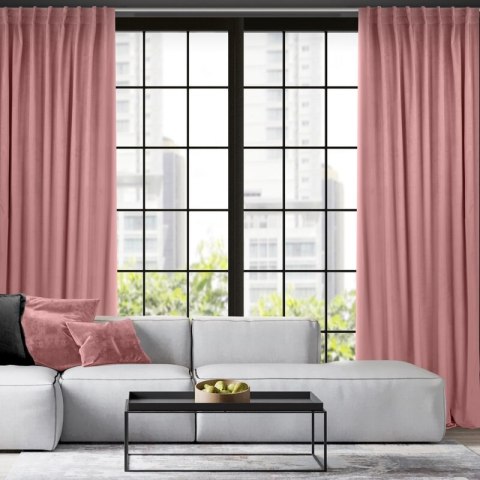 ZASŁONA GOTOWA MADLEN NA TAŚMIE 140 X 300 CM RÓŻOWY ZASŁONA GOTOWA MADLEN NA TAŚMIE 140 X 300 CM RÓŻOWY