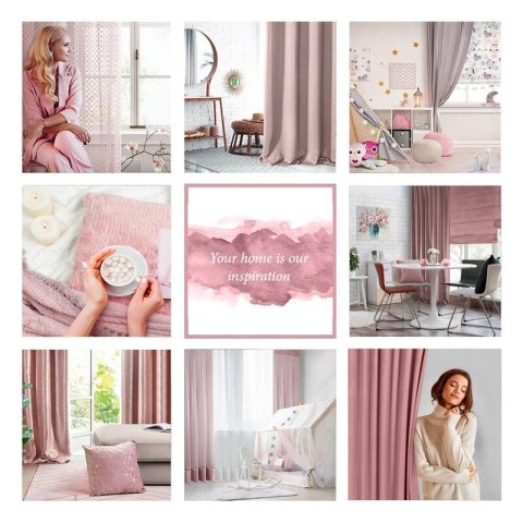 ZASŁONA GOTOWA MADLEN NA TAŚMIE 140 X 300 CM RÓŻOWY ZASŁONA GOTOWA MADLEN NA TAŚMIE 140 X 300 CM RÓŻOWY