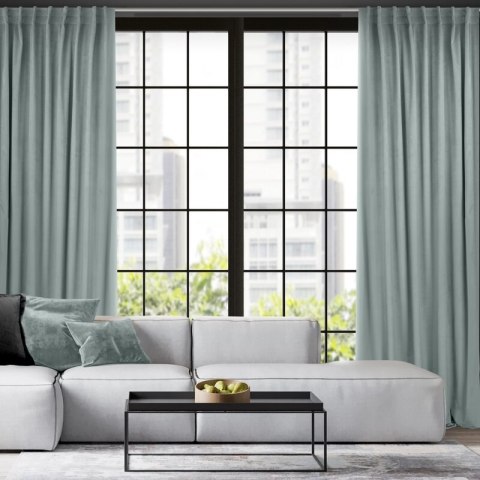 ZASŁONA GOTOWA MADLEN NA TAŚMIE 140 X 300 CM SZARY ZASŁONA GOTOWA MADLEN NA TAŚMIE 140 X 300 CM SZARY