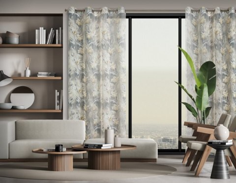 ZASŁONA GOTOWA OLA 140 X 250 CM POPIELATY ZASŁONA GOTOWA OLA 140 X 250 CM POPIELATY