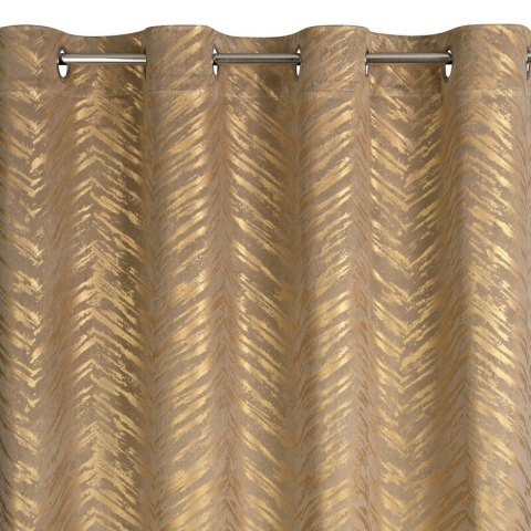 ZASŁONA GOTOWA SARA 140 X 250 CM CIEMNOBEŻOWY ZASŁONA GOTOWA SARA 140 X 250 CM CIEMNOBEŻOWY