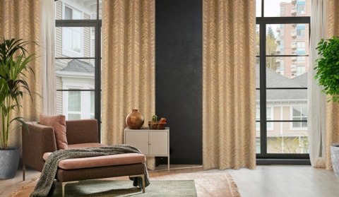 ZASŁONA GOTOWA SARA 140 X 250 CM CIEMNOBEŻOWY ZASŁONA GOTOWA SARA 140 X 250 CM CIEMNOBEŻOWY