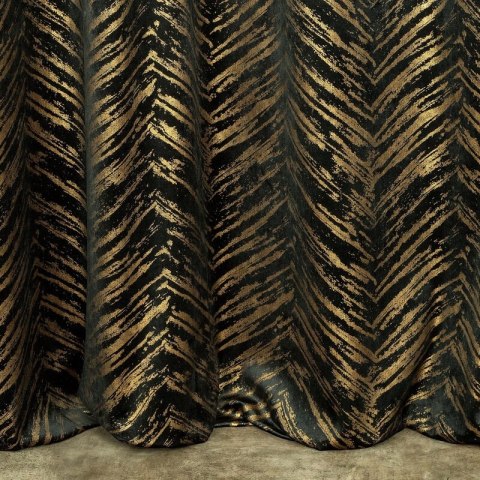 ZASŁONA GOTOWA SARA 140 X 250 CM CZARNY ZASŁONA GOTOWA SARA 140 X 250 CM CZARNY